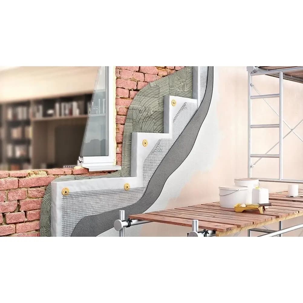 Rete Porta Intonaco Fibra di Vetro per Rasature Rinforzo Cappotto gr.160 mq 50mt - 7