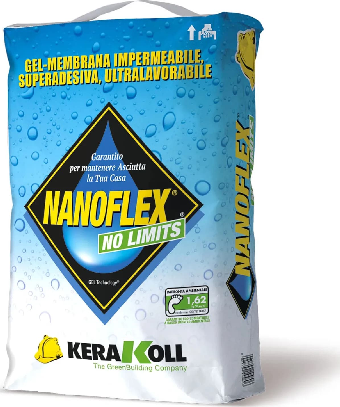 Kerakoll NANOFLEX NO LIMITS gel membrana impermeabile superadesiva 20 KG - 2
