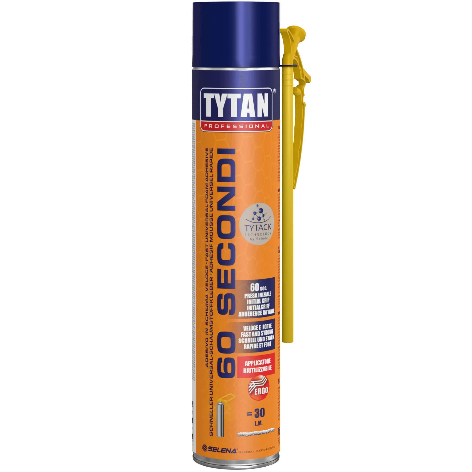 Tytan SCHIUMA POLIURETANICA 60 SECONDI MANUALE ml750 adesivo per tutti materiali - 2