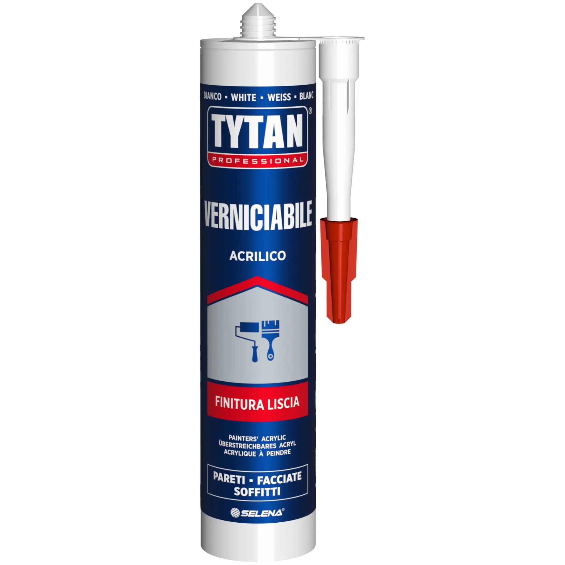 TYTAN Silicone Sigillante Acrilico Verniciabile Edilizia Universale bianco 300ml - 2