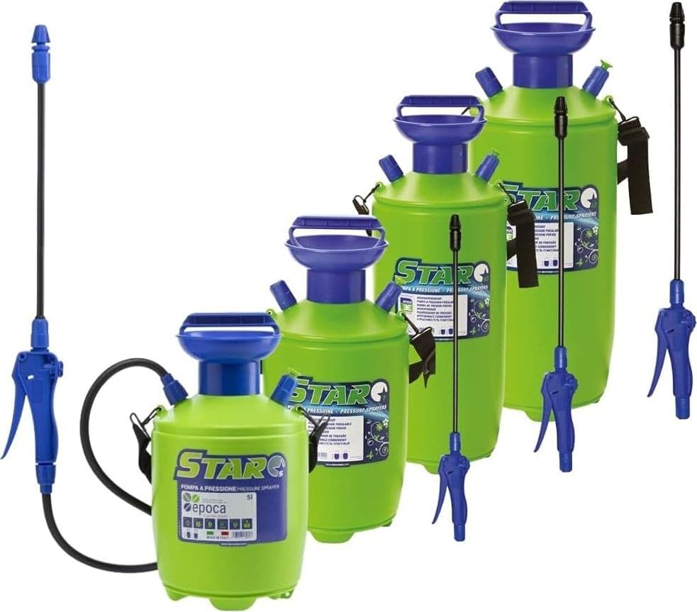 EPOCA Pompa a spalla manuale nebulizzatore 7lt per disinfestazione irrorazione - 3