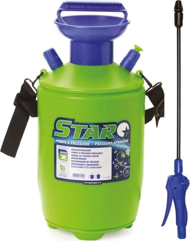 EPOCA Pompa a spalla manuale nebulizzatore 7lt per disinfestazione irrorazione - 9