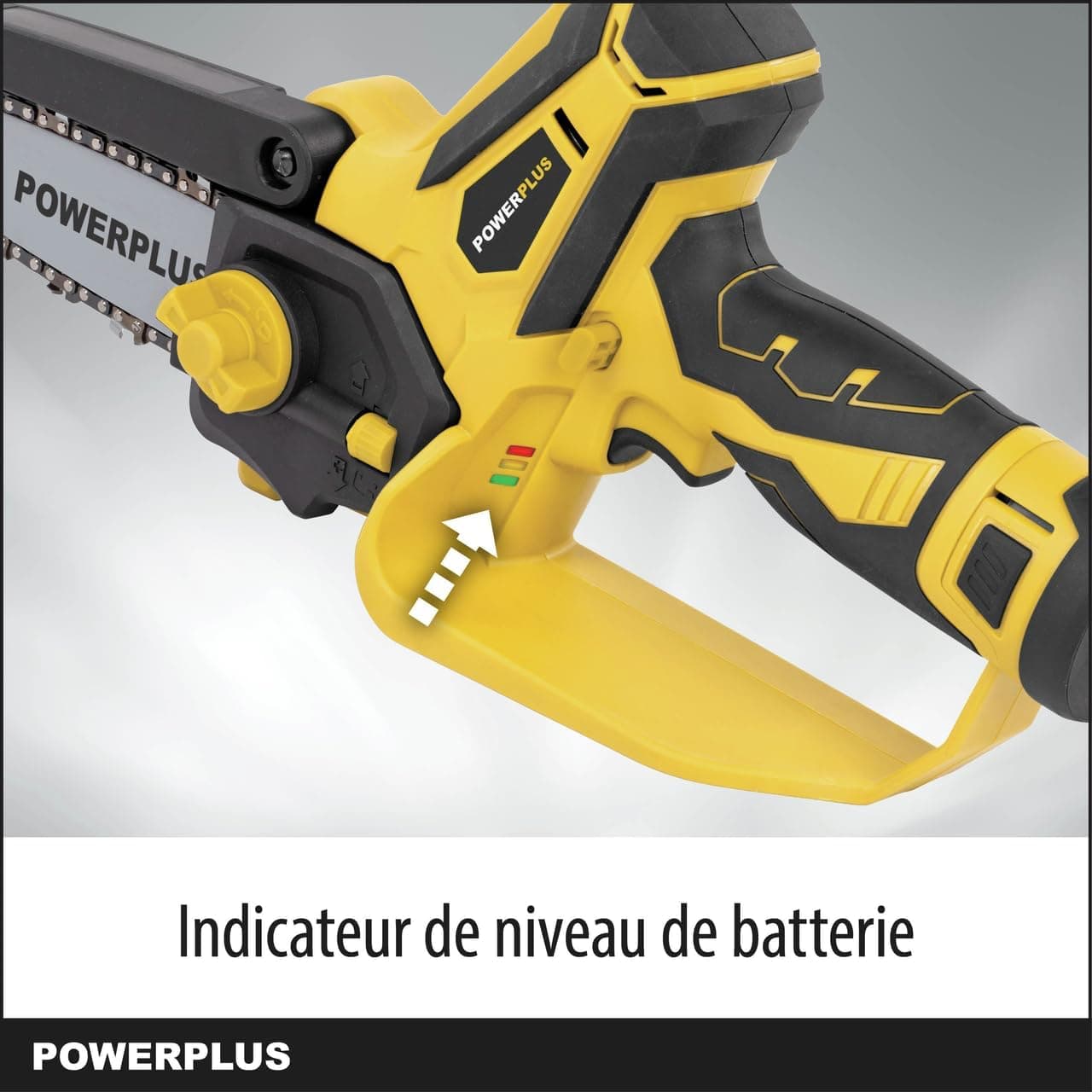Powerplus POWXG1045-12V mini motosega con 2 batteria e caricabatterie Lama 100mm - 3