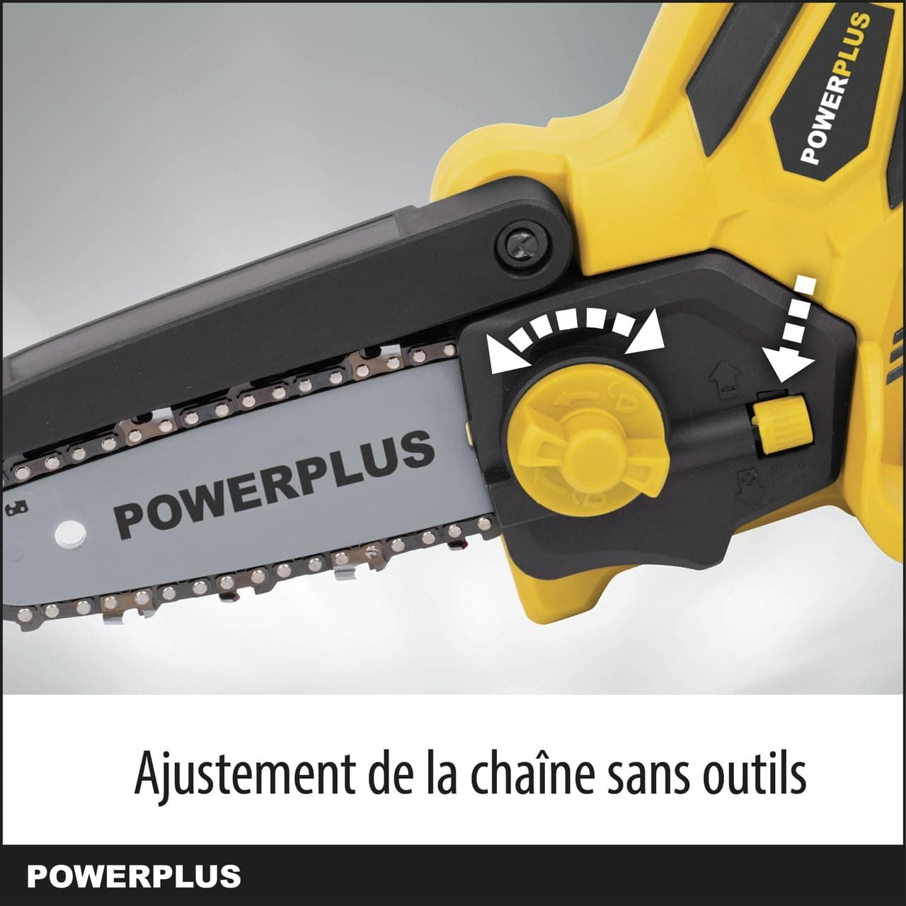 Powerplus POWXG1045-12V mini motosega con 2 batteria e caricabatterie Lama 100mm - 6