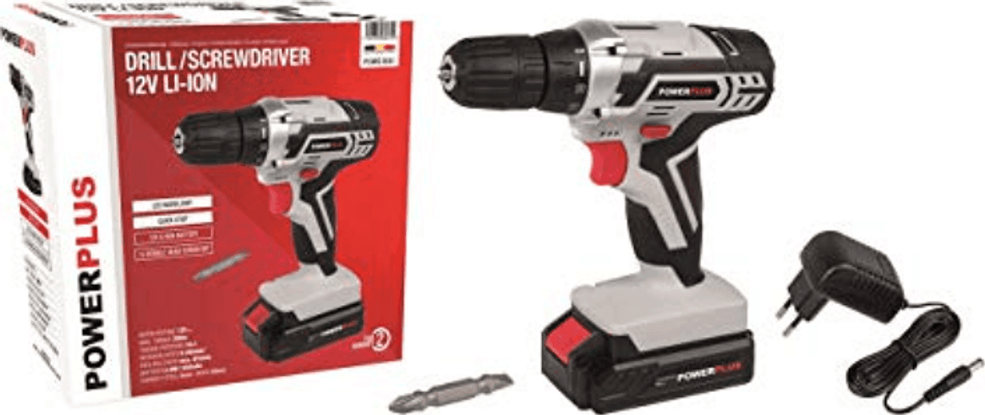 Trapano avvitatore powerplus 12v powc1051 20nm batteria litio 1,3ah peso 1,5 kg - 4