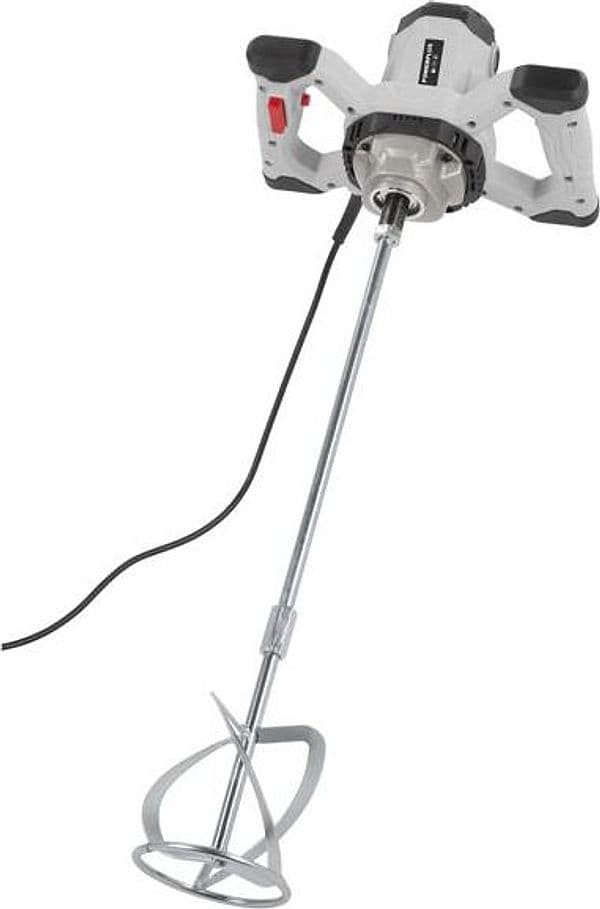 MISCELATORE PROFESSIONALE PER MALTA,CEMENTO,COLLA 1050w POWERPLUS Frusta ø125 mm - 4