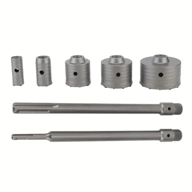 KIT FRESE A TAZZA MURO CAROTATRICE ATTACCO SDS MAX SDS PLUS + VALIGETTA - 2