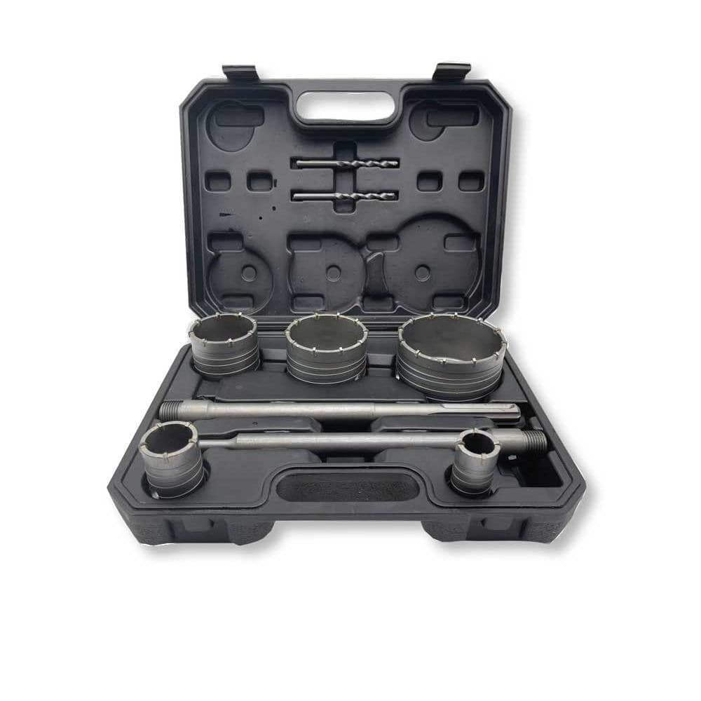 KIT FRESE A TAZZA MURO CAROTATRICE ATTACCO SDS MAX SDS PLUS + VALIGETTA - 4