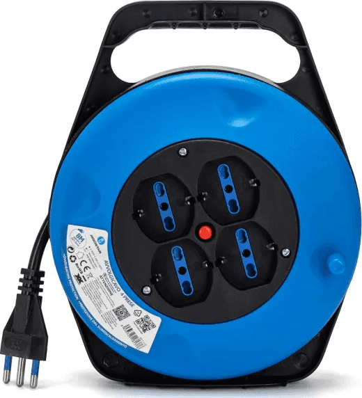 Aigostar Prolunga Elettrica con Avvolgicavo 8 mt 4 Prese Polivalenti 3G1,5mm² - 2