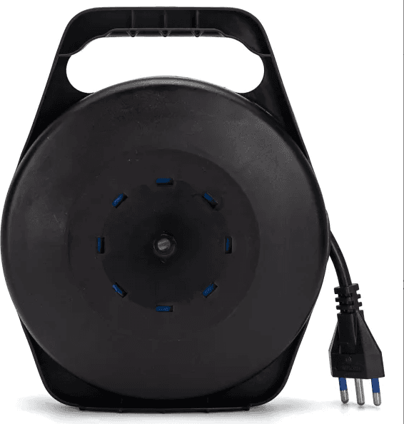 Aigostar Prolunga Elettrica con Avvolgicavo 8 mt 4 Prese Polivalenti 3G1,5mm² - 3