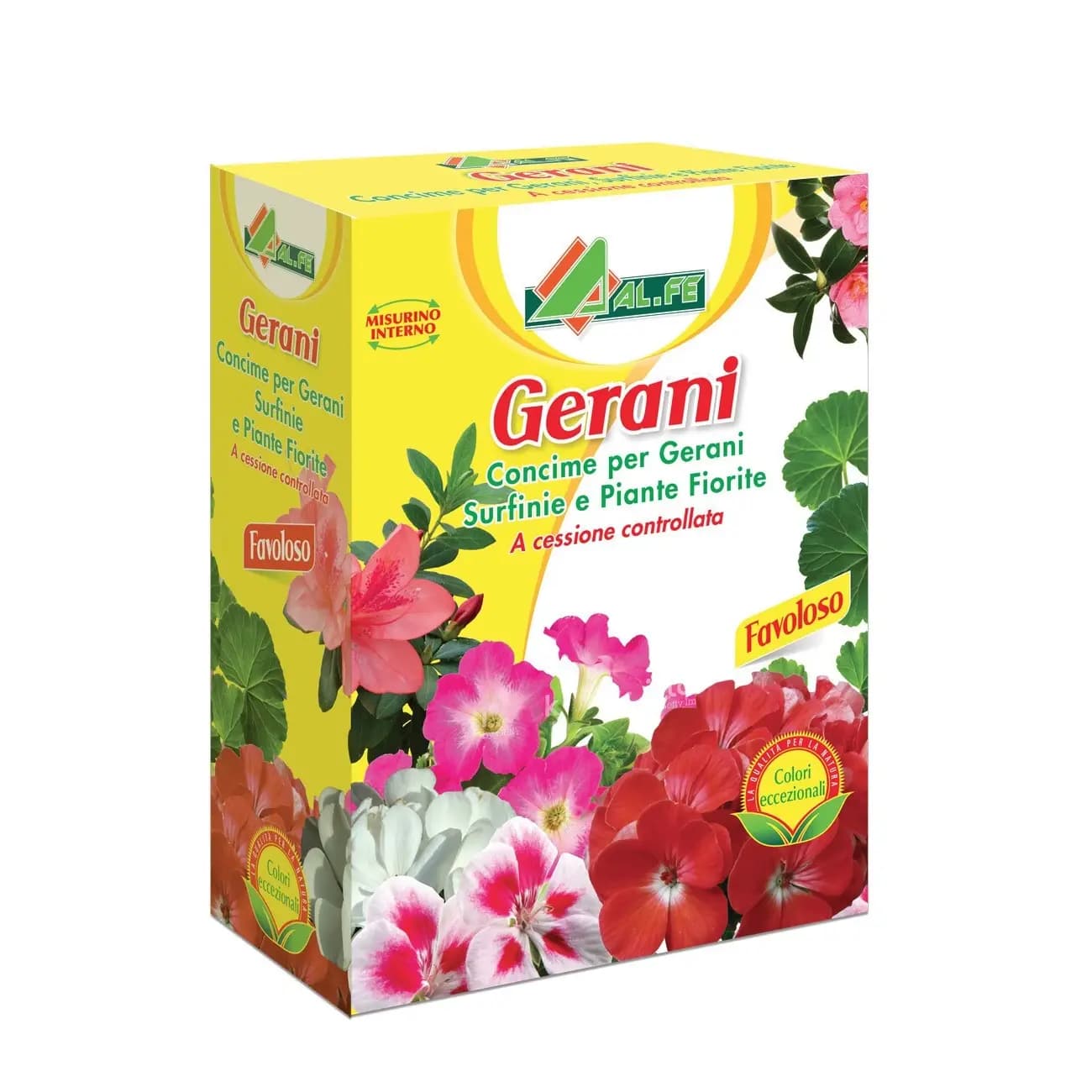 AL.FE Concime per Gerani e Piante fiorite nutre Fino a 4 Mesi 1 kg - 2