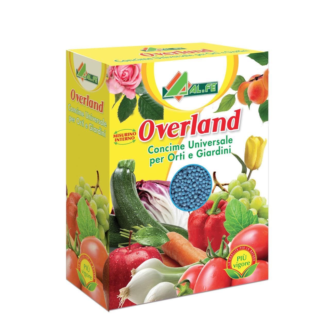 AL.FE CONCIME Overland granulare per Tutte Le Piante concime NPK Blu 1 kg - 2