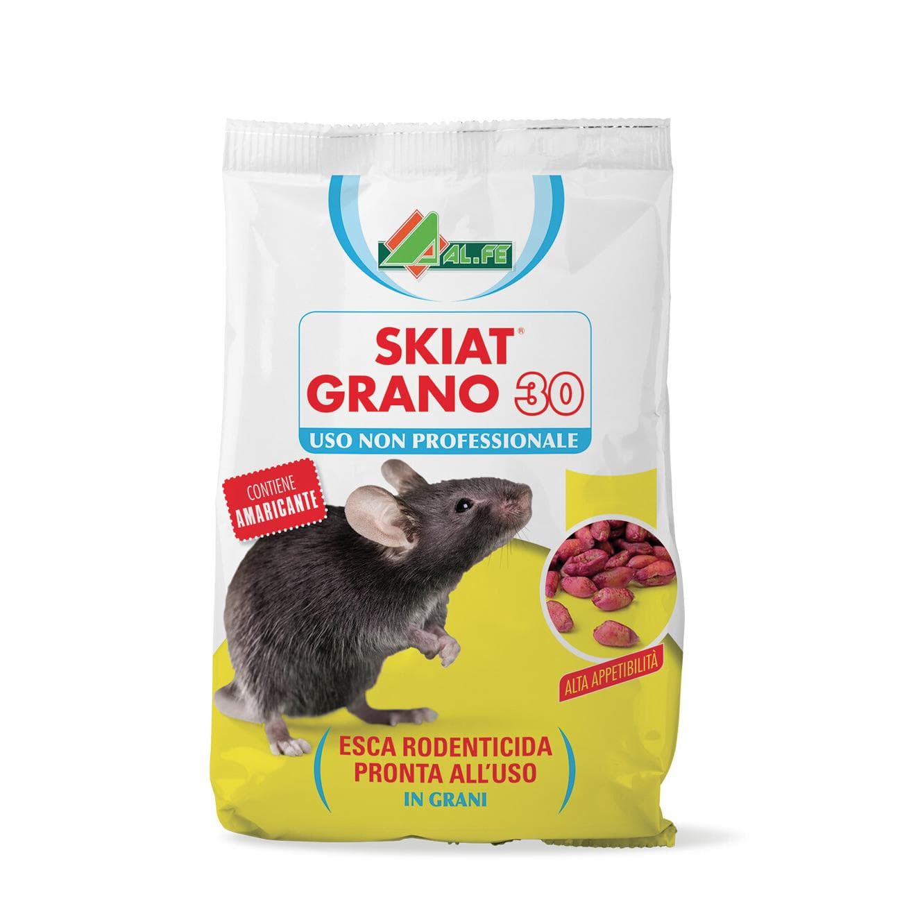 Al.fe Topicida Ratticida Esca per Topi Ratti in grani rossi Pronto Uso 150 g - 2