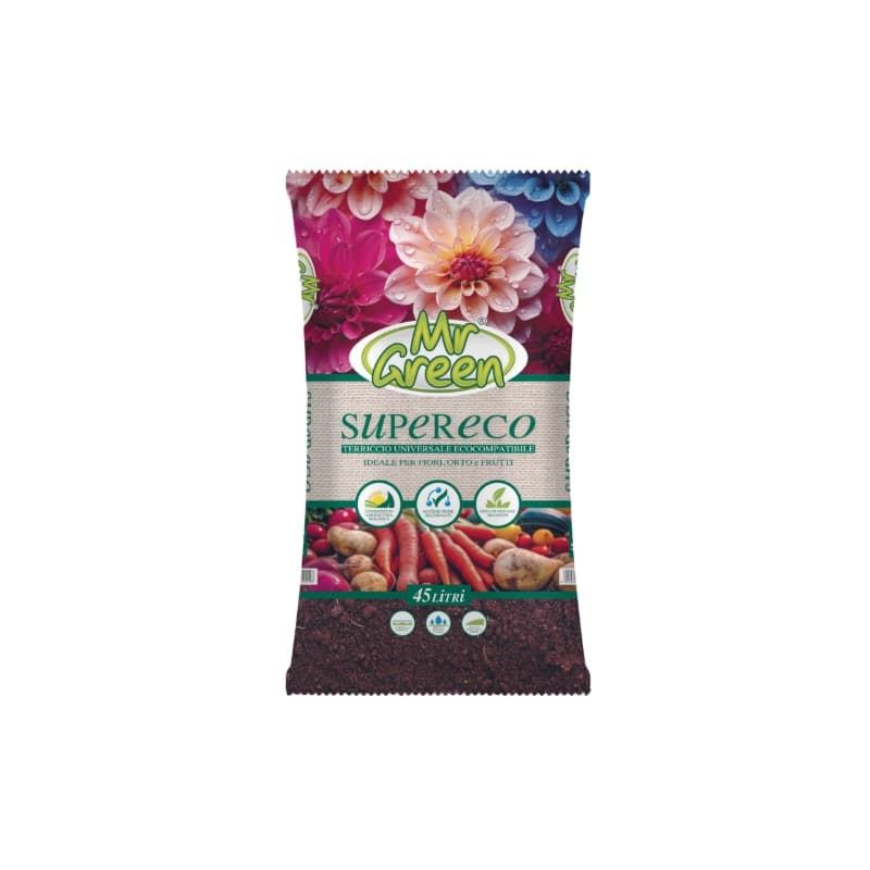 Greenview terriccio universale da 45lt supereco bio fibra di legno selezionata - 3