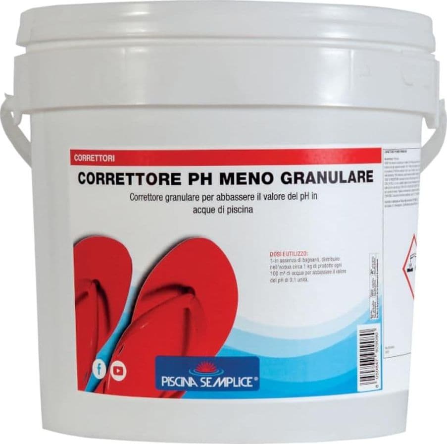 CORRETTORE PH - MENO GRANULARE PER PISCINE 8 Kg LAPI Piscina semplice - 4