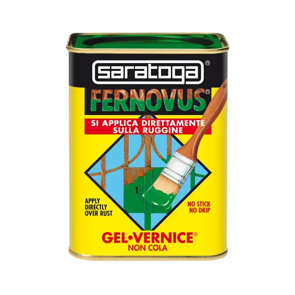 Fernovus Saratoga Vernice Gel Pittura Smalto Antiruggine effetto 2in1 da 750 ml - 12
