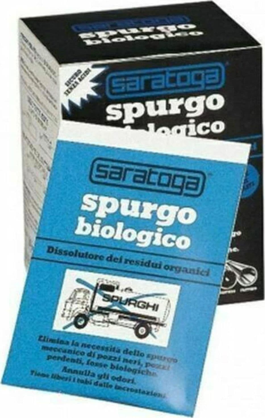 SPURGO BIOLOGICO SARATOGA LIBERA FOSSA SETTICA POZZO POZZI CANALI SCARICO 10 PZ - 2