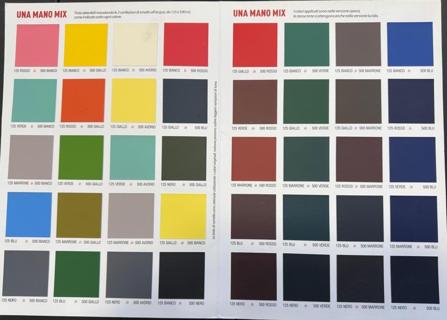 Smalto all'acqua lucido/opaco UNA MANO Antiruggine Univ. certificato A+HACCP - 9