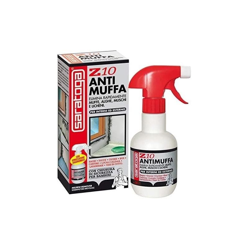 Saratoga Z10, Spray liquido antimuffa per muro Contro muffe, alghe muschi 250ml - 3