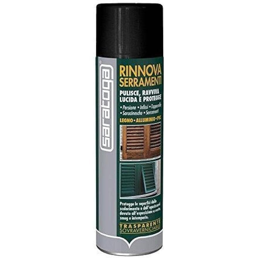 SARATOGA Rinnova Serramenti Pulisce, ravviva Lucida Protegge, Trasparente, 500ml - 3