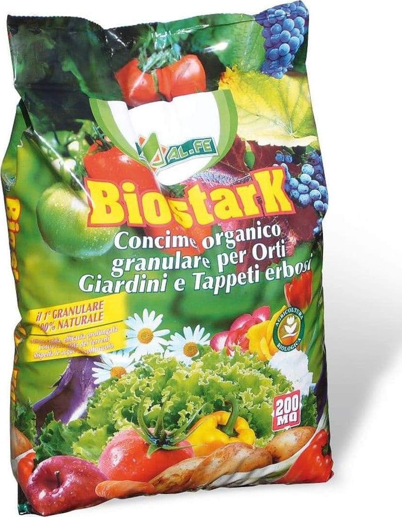 AL.FE, CONCIME universale ORGANICO GRANULARE BIOSTARK CONF. DA 5 KG - 2
