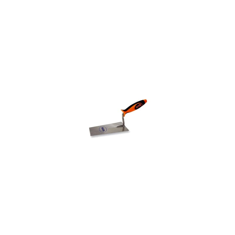 CAZZUOLA MURATORE CAZZUOLE EDILIZIA ACCIAIO PUNTA quadra  180 mm HIT - 3