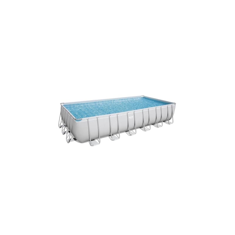 PISCINA FUORI TERRA BESTWAY POWER STEEL FRAME RETTANGOLARE CM.732X366X132 56475 - 6
