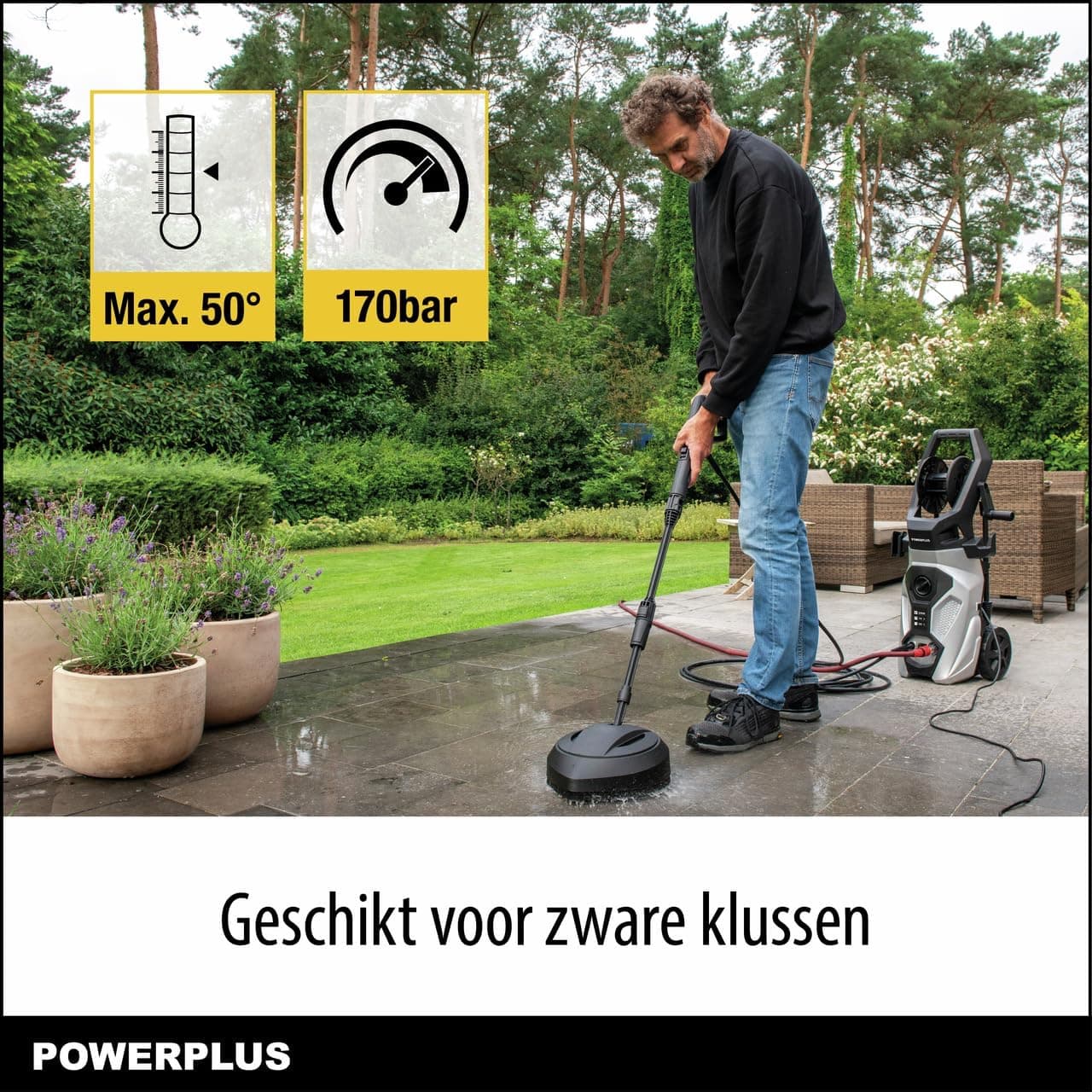 Powerplus POWXG90504 Idropulitrice ad alta pressione 220Watt start&stop 170 bar - 3