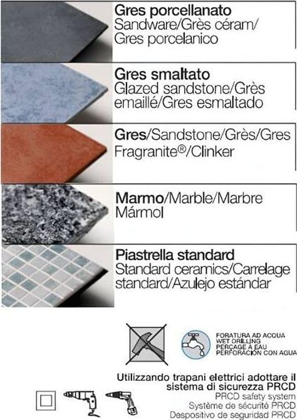 Fresa diamantata Krino 03118 KERAMASTER per gres porcellanato - ø 5-6-8 - 3