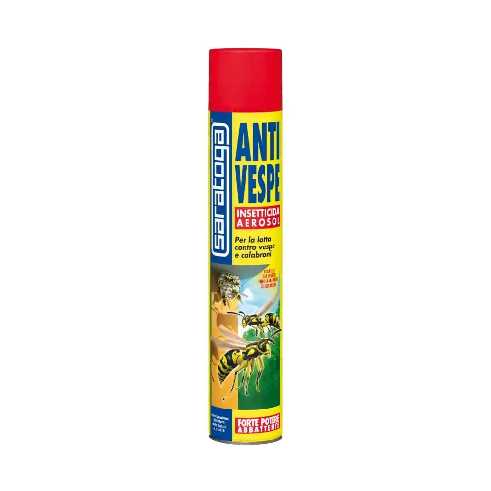 Saratoga 750ml anti vespe calabroni insetticida spray getto fino a 4mt - 2