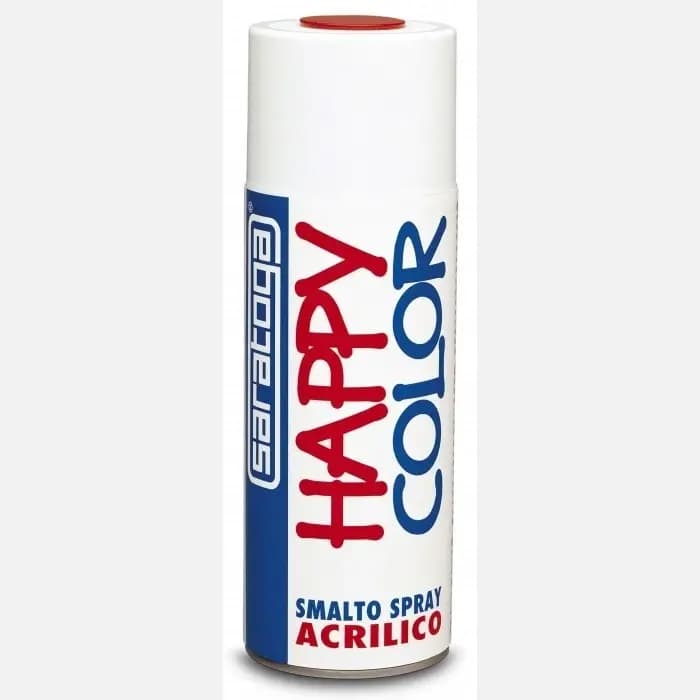 Vernice Spray SARATOGA HAPPY COLOR Acrilica Sovravernicilbile Bomboletta 400 ml. - 6