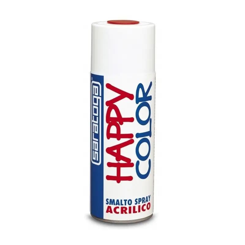 Vernice Spray SARATOGA HAPPY COLOR Acrilica Sovravernicilbile Bomboletta 400 ml. - 9