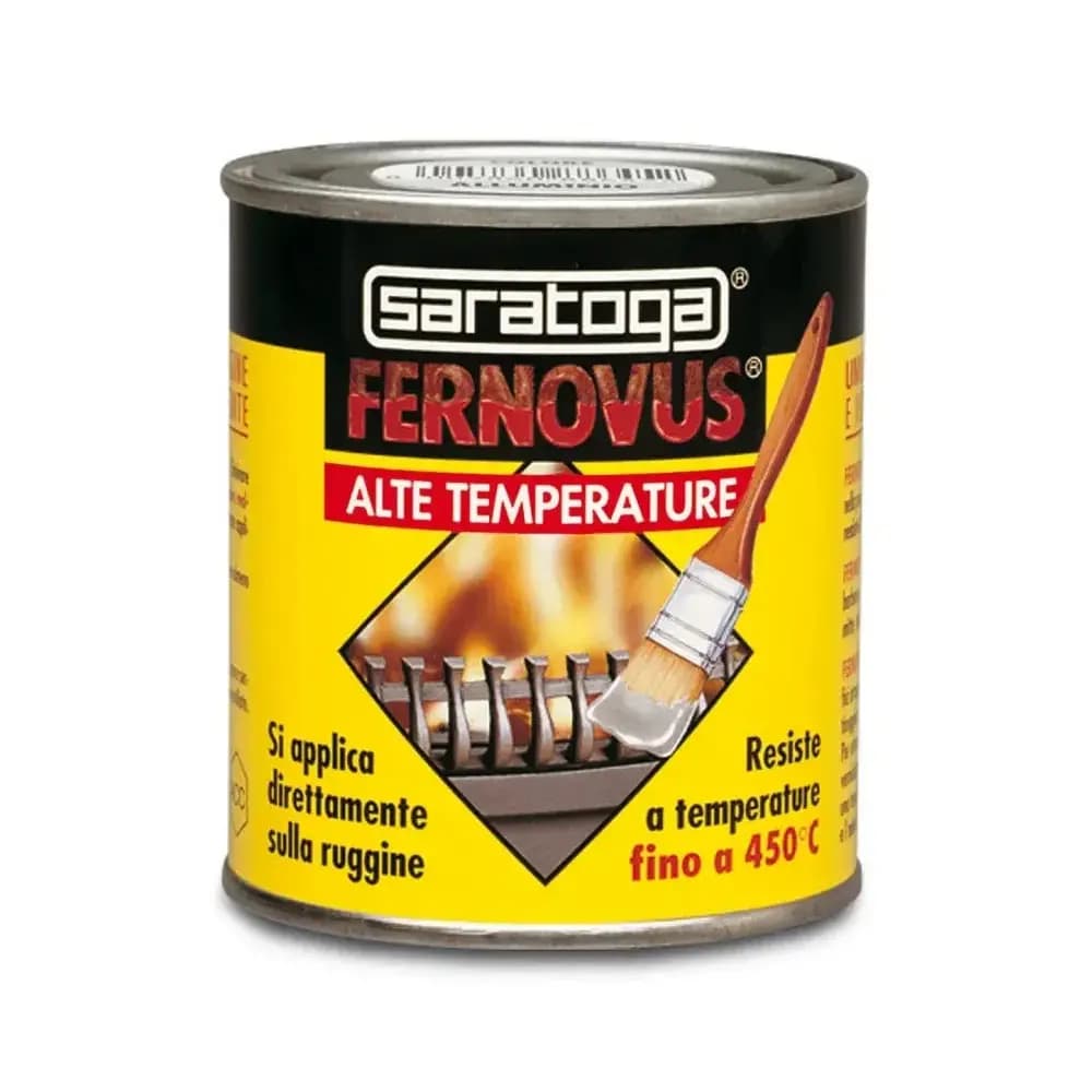 SMALTO GEL ALTA TEMPERATURA FERNOVUS 250 ml NERO - ALLUMINIO SARATOGA - 2
