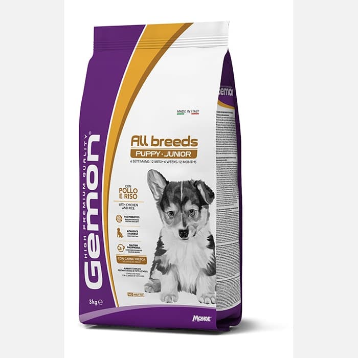 Monge Gemon Medium Puppy e Junior pollo e riso sacchi da 3 kg x cane - 2