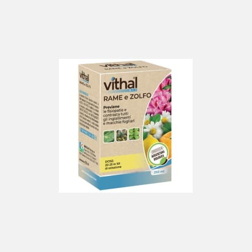 VITHAL Rame e Zolfo Concime Fogliare Liquido a Base di Rame Zolfo e 250 ml - 2