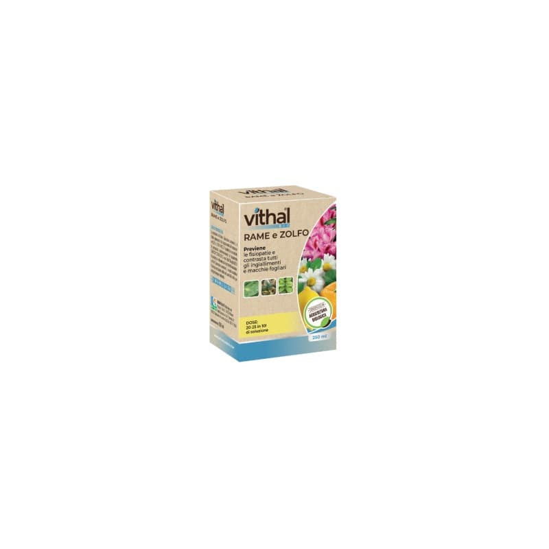 VITHAL Rame e Zolfo Concime Fogliare Liquido a Base di Rame Zolfo e 250 ml - 3
