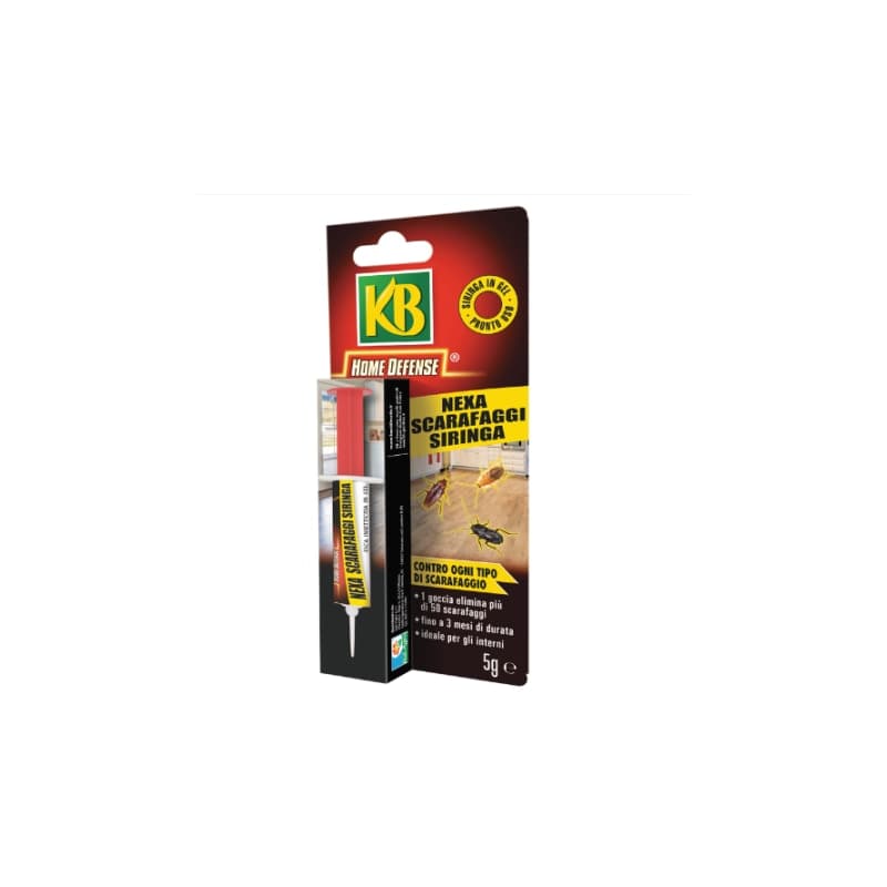 KB Nexa FOVAL GEL per SCARAFAGGI e Blatte  5 gr Siringa Pronto Uso Insetticida - 3