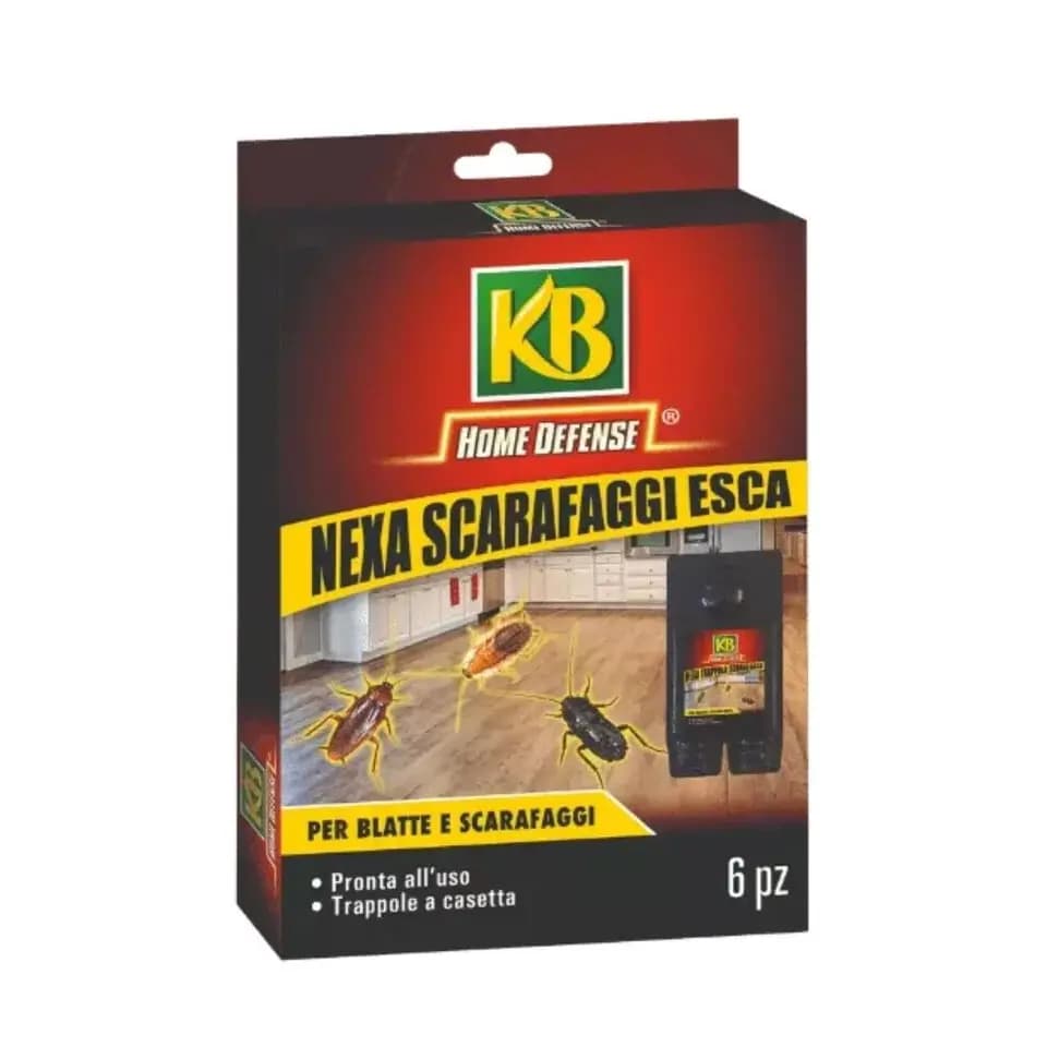 NEXA KB ESCA GEL SCARAFAGGI NERI, BLATTE, BLATTE ROSSA CF. PZ.6 con atrattivo - 2