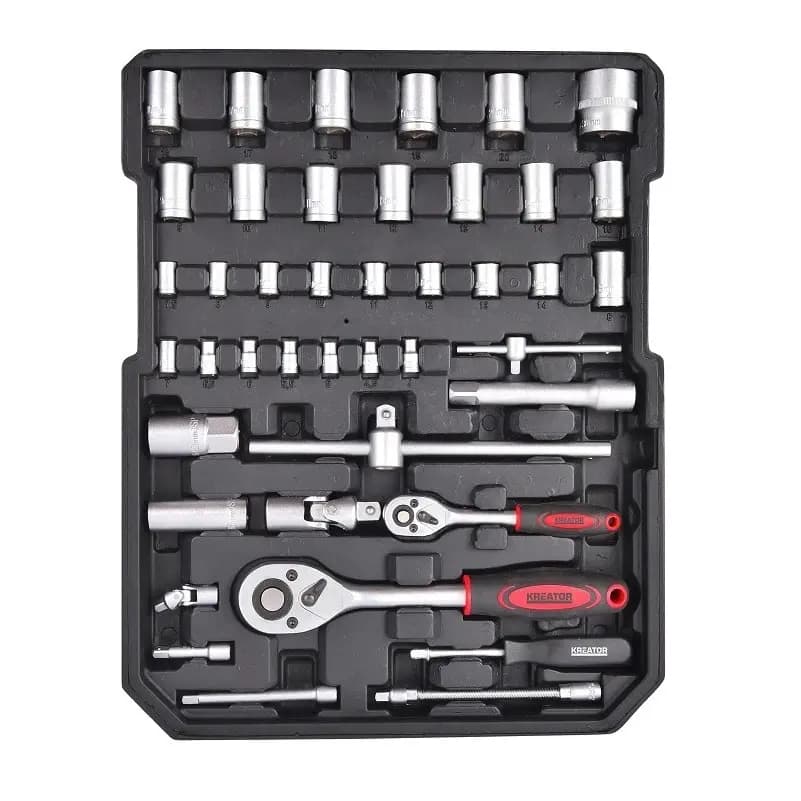 Trolley set attrezzi valigia cassetta porta utensili completa con 253 pezzi - 18