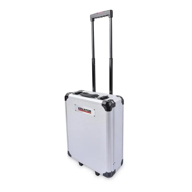 Trolley set attrezzi valigia cassetta porta utensili completa con 253 pezzi - 10