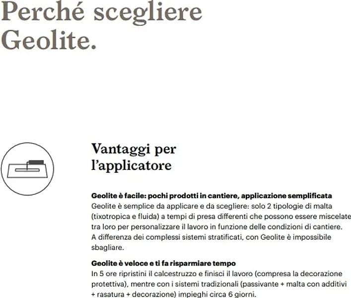 Geolite 40 Kerakoll Geomalta Ripristino Rasatura Protezione Calcestruzzo 5kg - 2