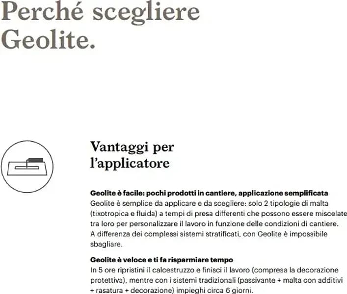 Geolite 40 Kerakoll Geomalta Ripristino Rasatura Protezione Calcestruzzo 5kg - 5