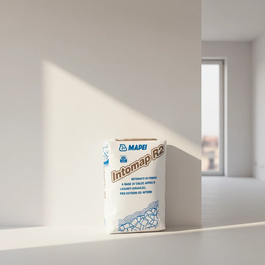 MAPEI INTOMAP R2 FIBRO KG25 INTONACO FIBRO RINFORZATO PER INTERNI ED ESTERNI - 4