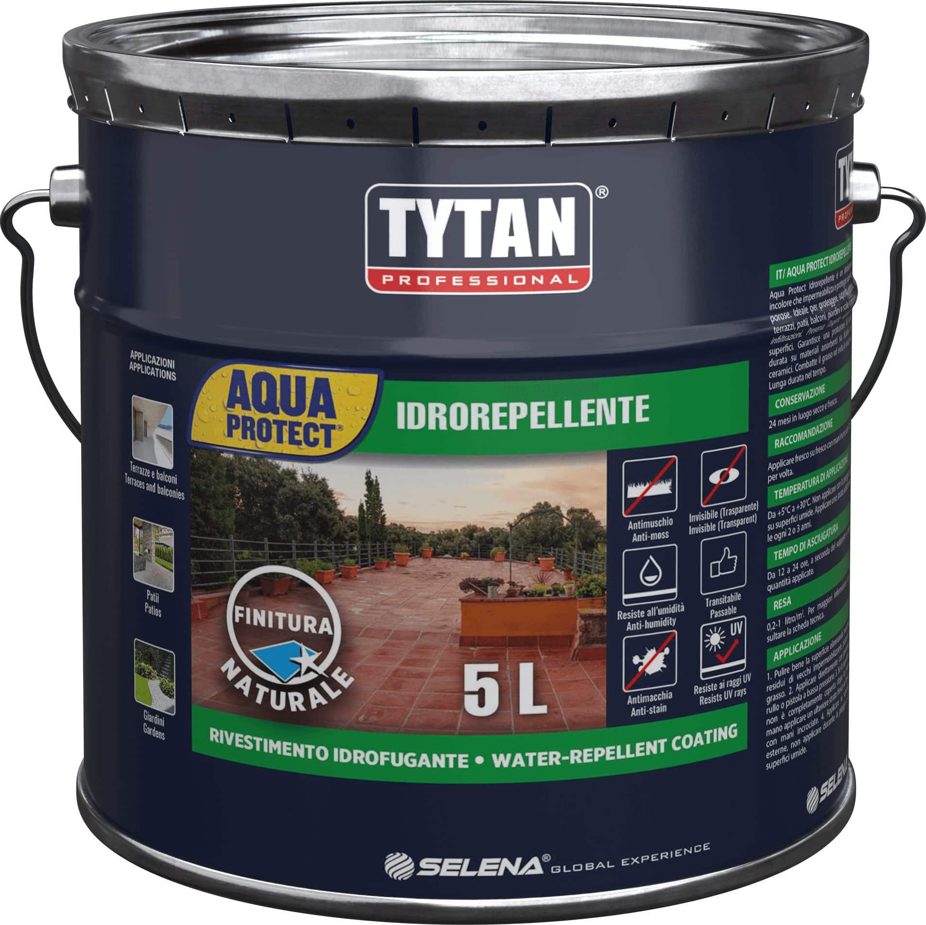 TYTAN Trattamento protettivo pavimenti assorbenti come terrazzi balconi 750ml - 2