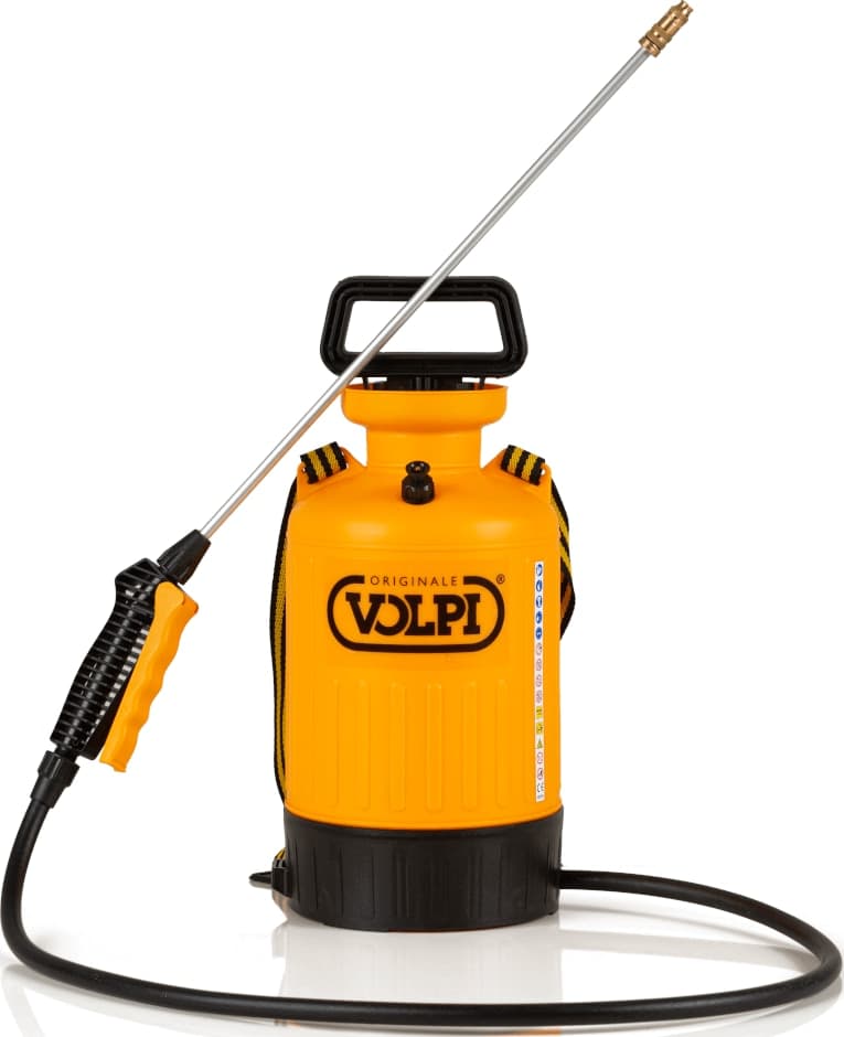Volpi POMPA a PRESSIONE MANUALE a spalla da 4 LITRI professionale GARDEN 4 3 BAR - 5