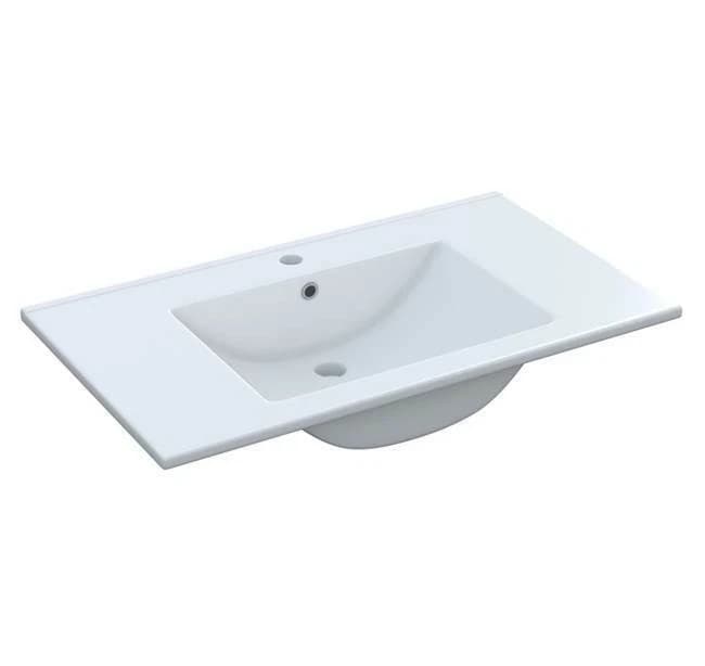 Mobile Bagno 80 Cm CON LAVABO E SPECCHIO Rovere - Dakota 94611 - 3