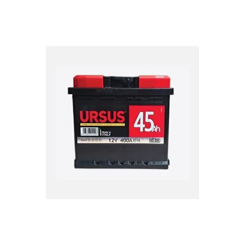 Batteria Auto 12V 45Ah URSUS MAX 45 Ah Polo DX LUBEX PRONTA ALL'USO - 2