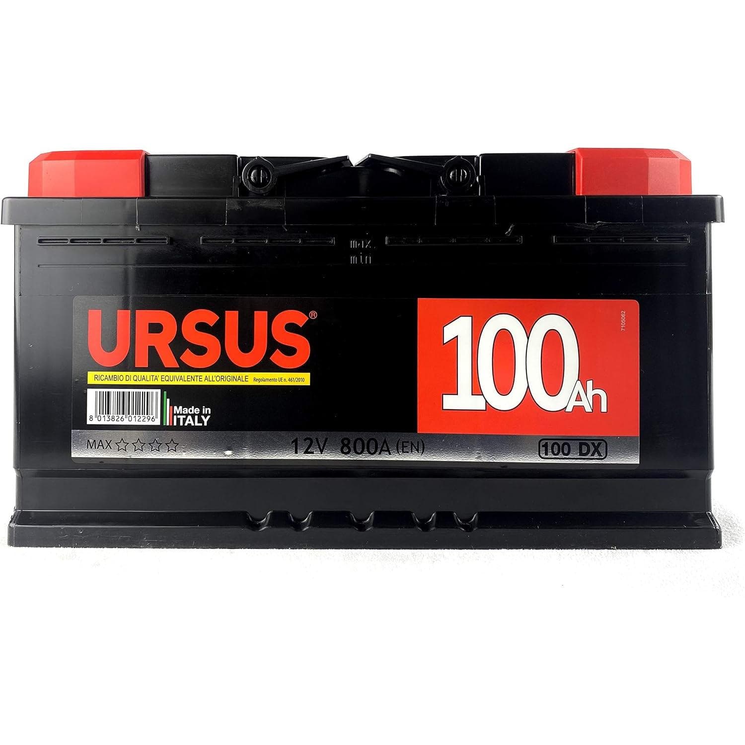Batteria Auto 12V 100Ah URSUS MAX 100 Ah LUBEX Pronta all'uso - 4