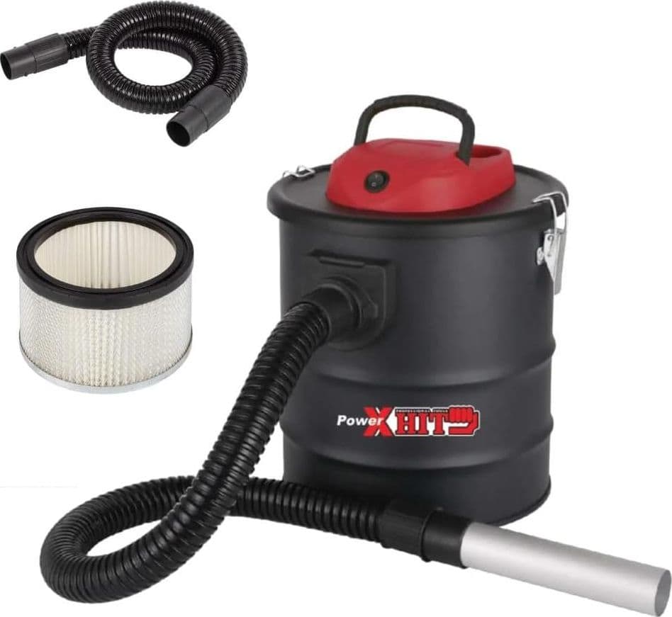 Bidone Aspiracenere Elettrico Hit PH0316 15L Stufa Pellet Camino Barbecue 800w - 7