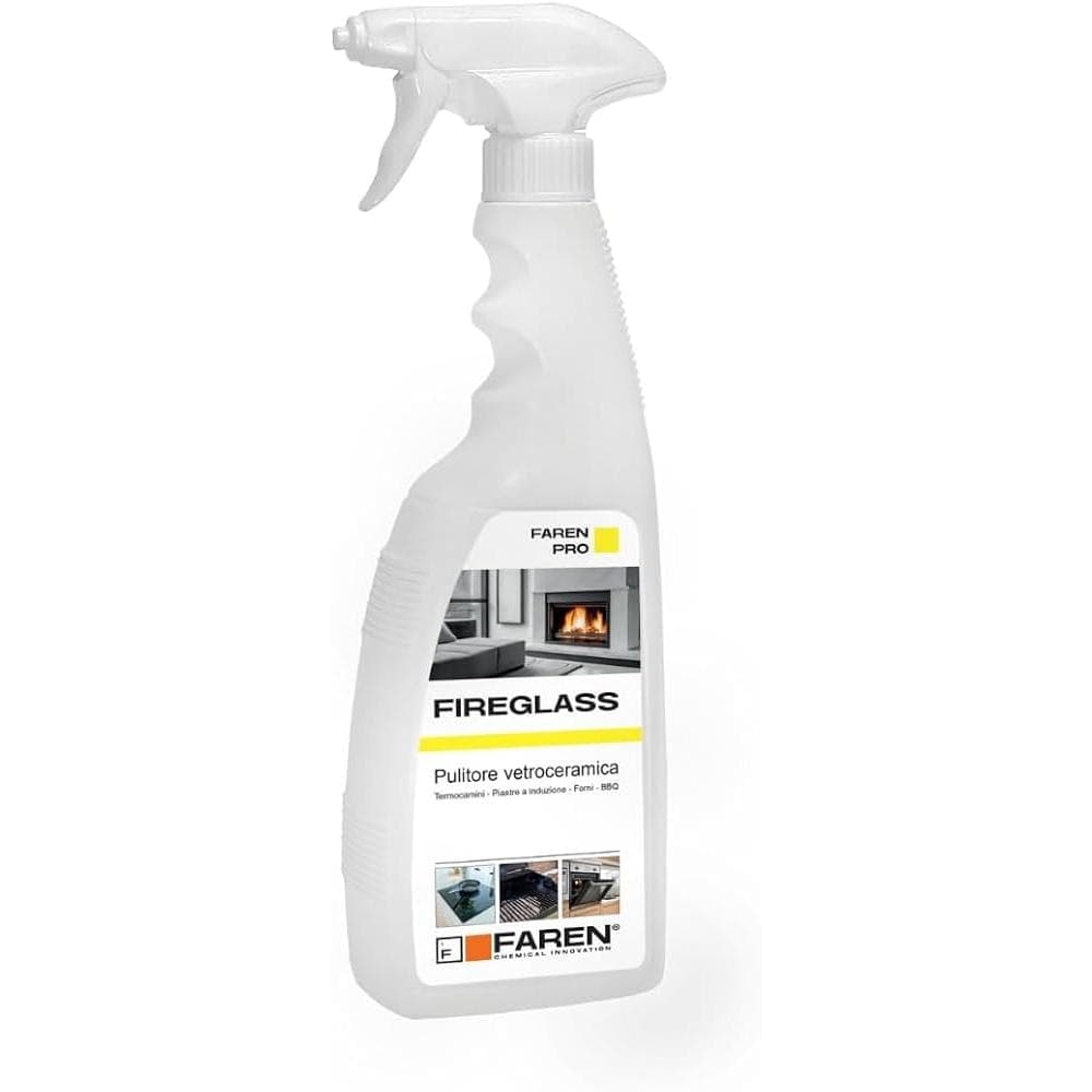 Faren FIREGLASS Detergente per Vetroceramica Forni Barbecue Termocamini  750ml - 3